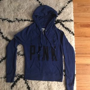 Victoria’s Secret PINK hooded zip up sweatshirt